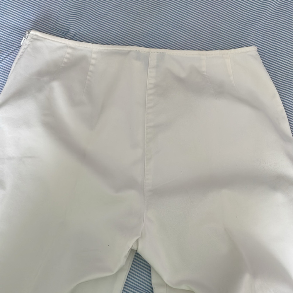 Ann Taylor White stretch chinos size 8P - Picture 13 of 13